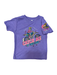 Catch me if you can tee purple