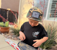 Dirtbike Camo flat bill