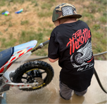 Dirtbike Camo flat bill